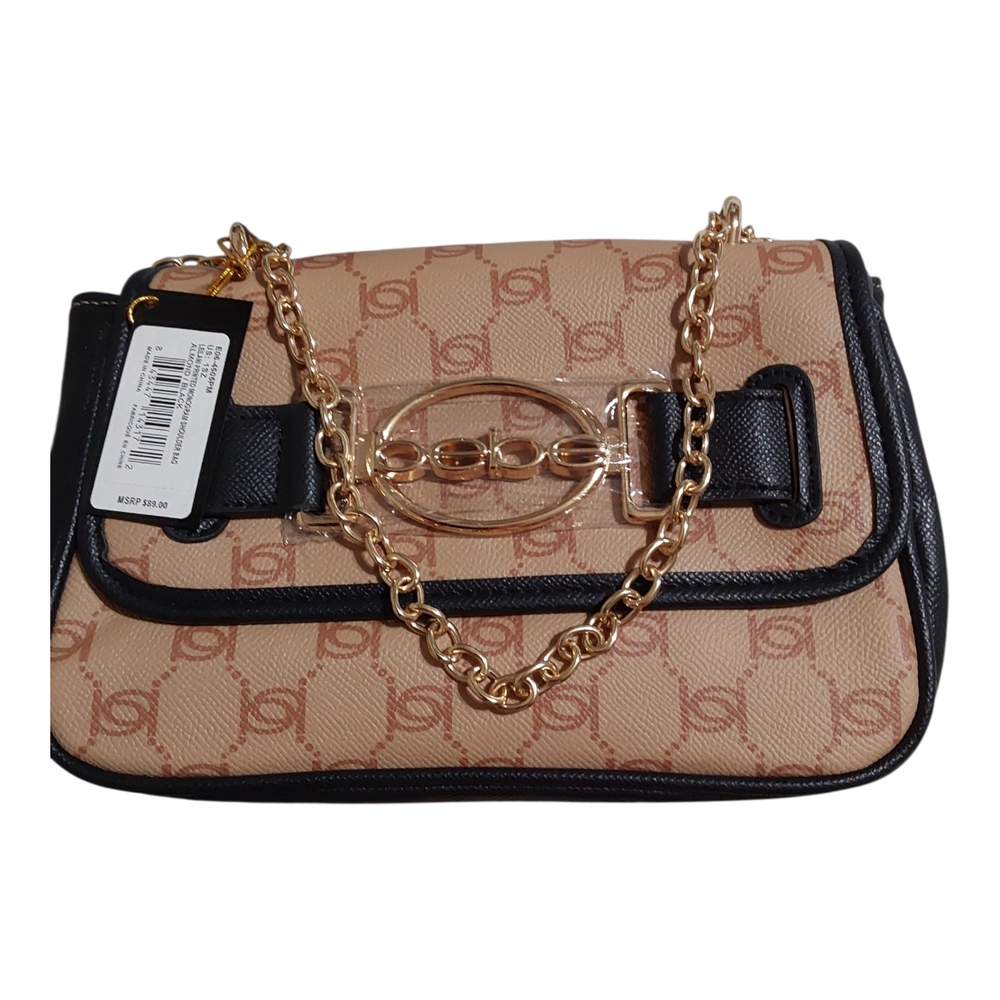 Bebe Leilani Printed Monogram Shoulder Bag - Picture 2 of 5